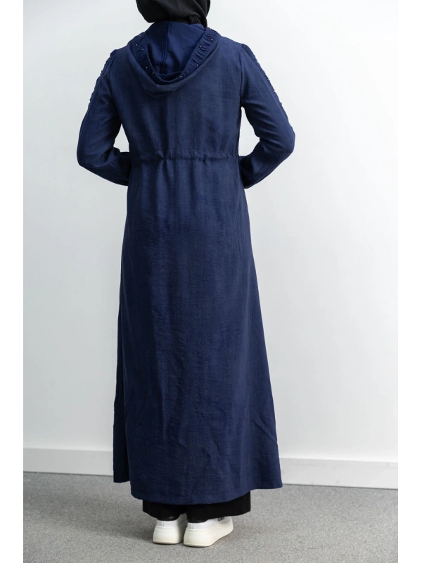 BÜZGÜ DETAYLI İNCİLİ SPOR FERACE - LACİVERT