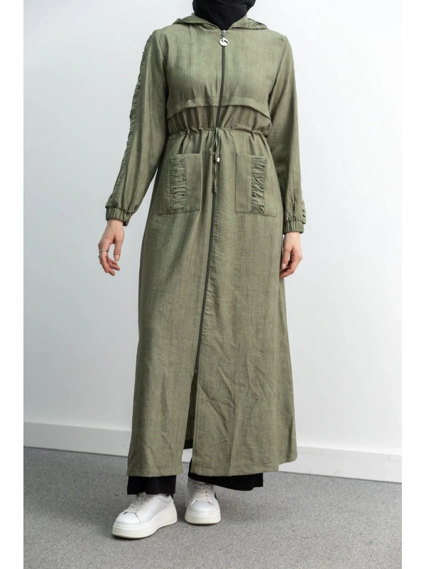 BÜZGÜ DETAYLI İNCİLİ SPOR FERACE - AÇIK YEŞİL