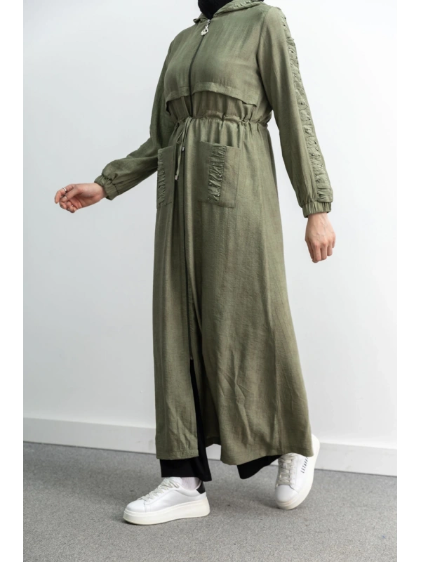 BÜZGÜ DETAYLI İNCİLİ SPOR FERACE - AÇIK YEŞİL