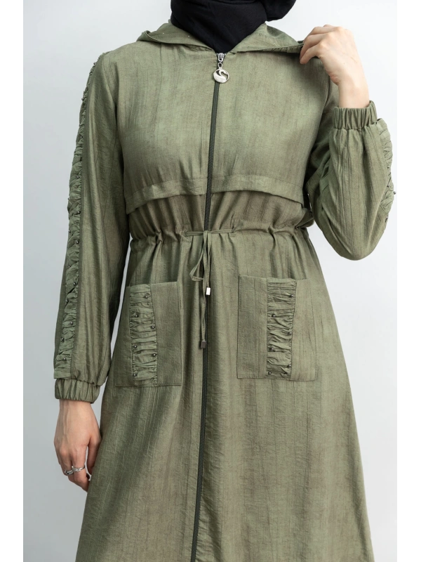 BÜZGÜ DETAYLI İNCİLİ SPOR FERACE - AÇIK YEŞİL