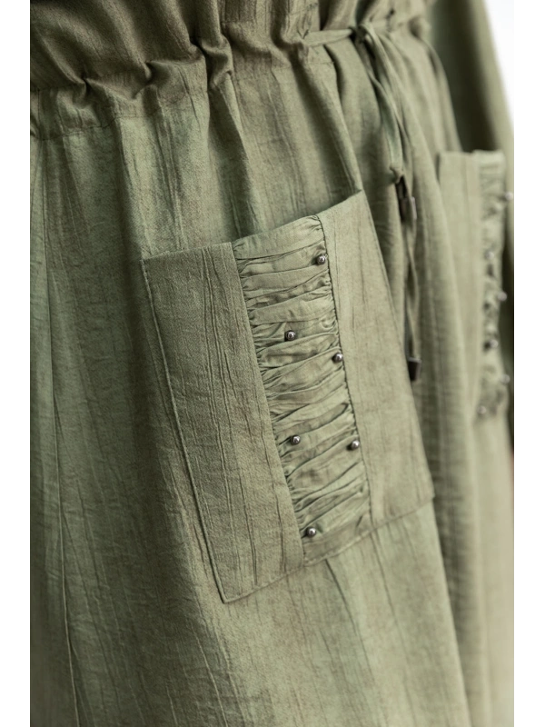 BÜZGÜ DETAYLI İNCİLİ SPOR FERACE - AÇIK YEŞİL