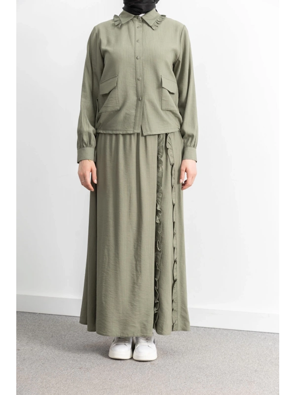 FIRFIR DETAYLI ETEK TAKIM - HAKİ