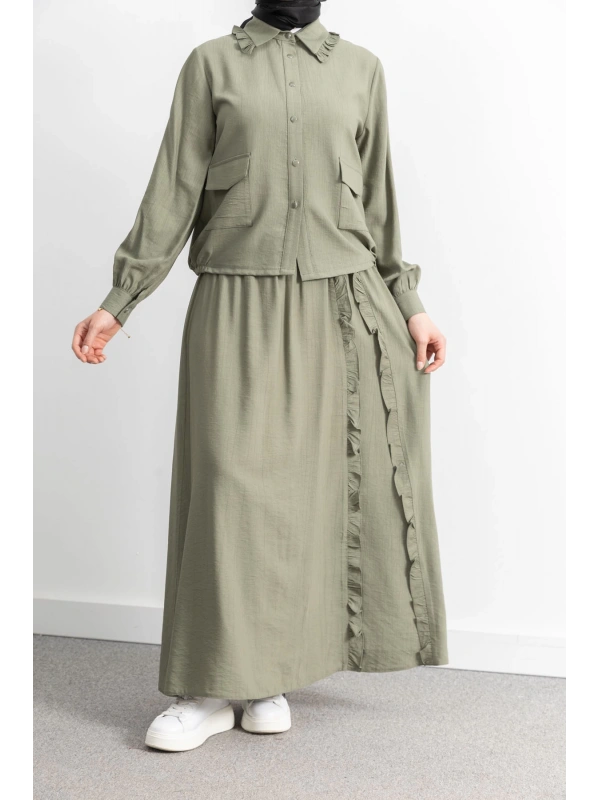 FIRFIR DETAYLI ETEK TAKIM - HAKİ