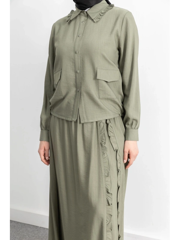 FIRFIR DETAYLI ETEK TAKIM - HAKİ