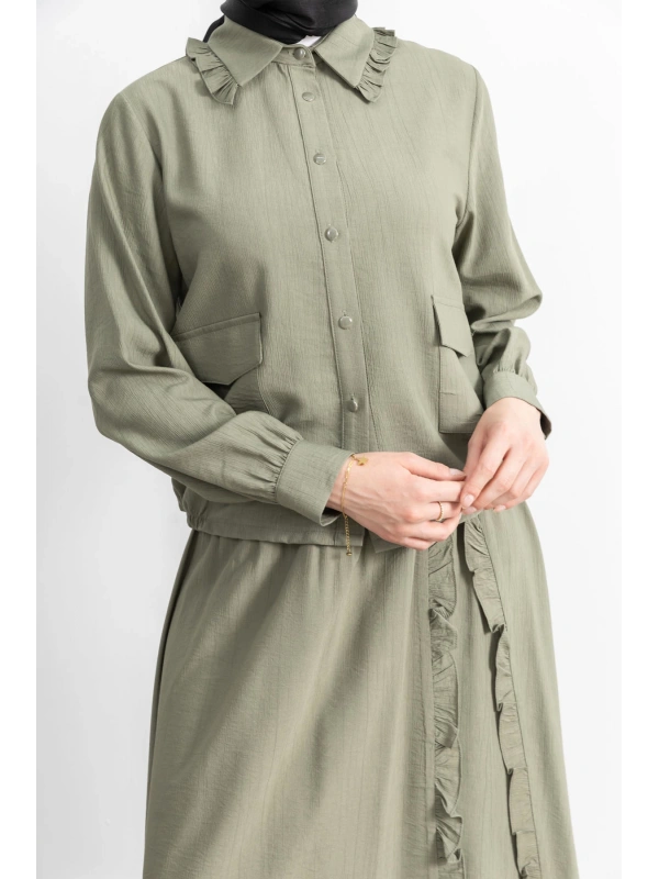 FIRFIR DETAYLI ETEK TAKIM - HAKİ