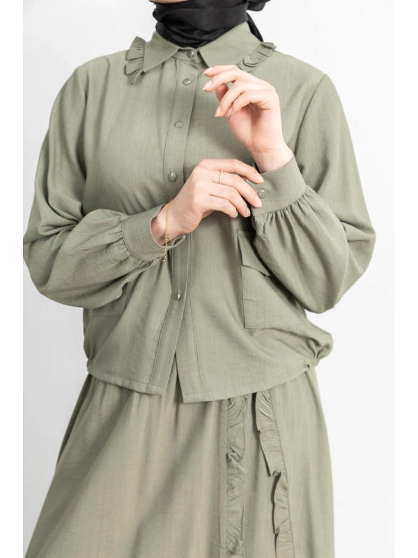 FIRFIR DETAYLI ETEK TAKIM - HAKİ