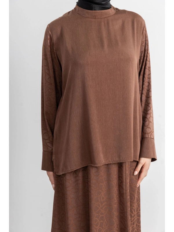 LETAFET PLUS DESENLİ ETEK TAKIM - TABA - ES