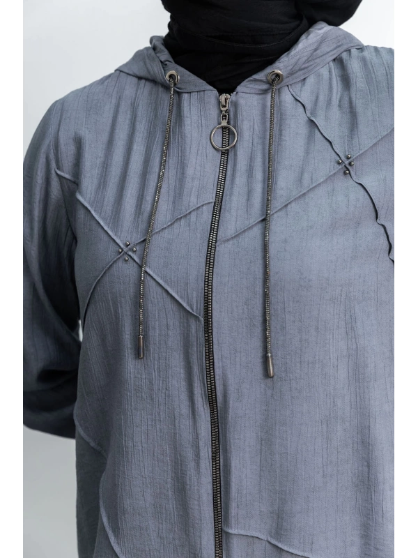 LETAFET 5027 CEKETLİ PANT. TAKIM - GRİ