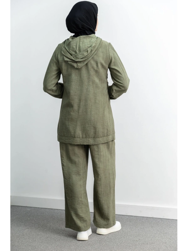 LETAFET 5027 CEKETLİ PANT. TAKIM - HAKİ