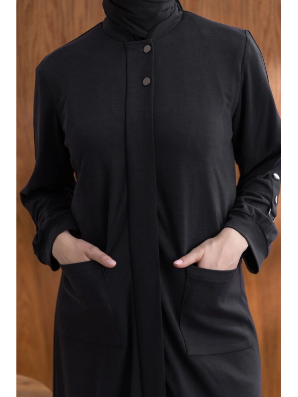 TORBA CEPLİ İÇİ FERMUARLI GİYÇIK - SİYAH