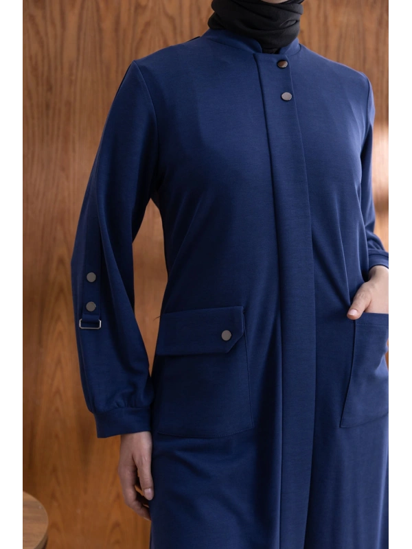 TORBA CEPLİ İÇİ FERMUARLI GİYÇIK - LACİVERT