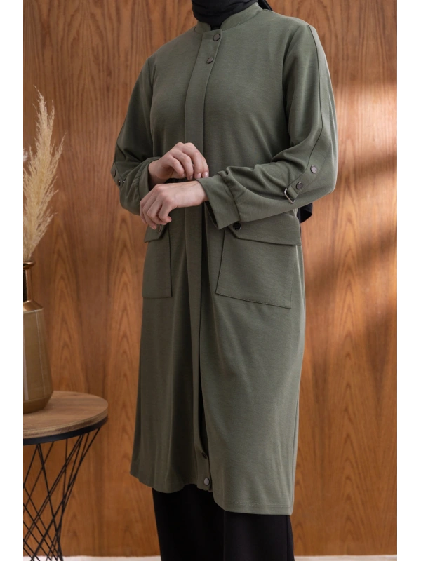 TORBA CEPLİ İÇİ FERMUARLI GİYÇIK - HAKİ