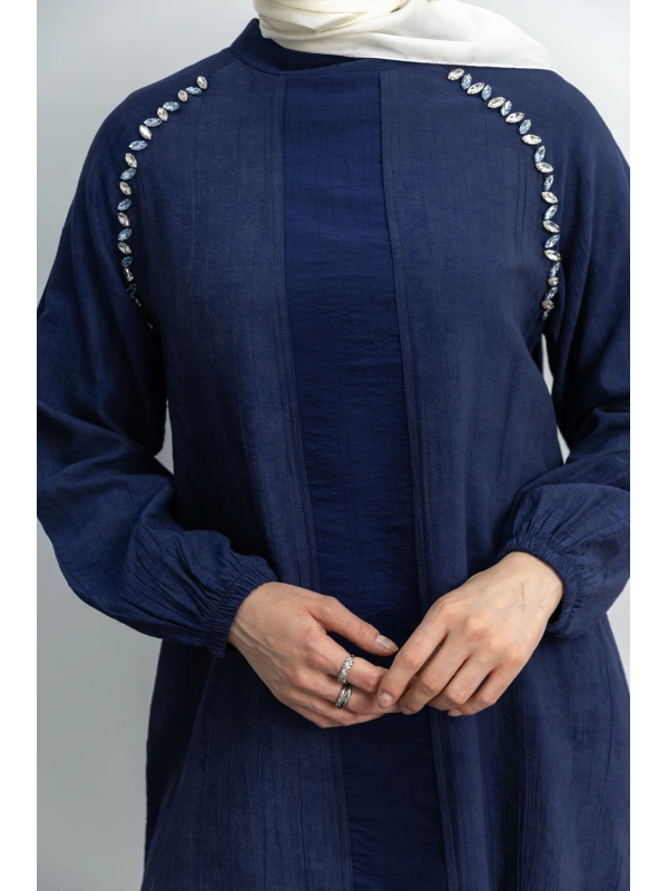 LETAFET 4071 PANTOLONLU TAKIM - LACİVERT