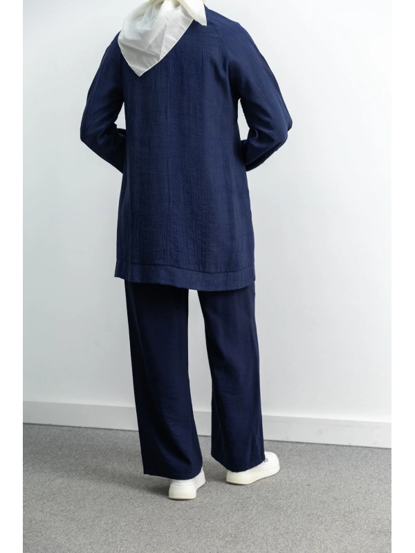 LETAFET 4071 PANTOLONLU TAKIM - LACİVERT