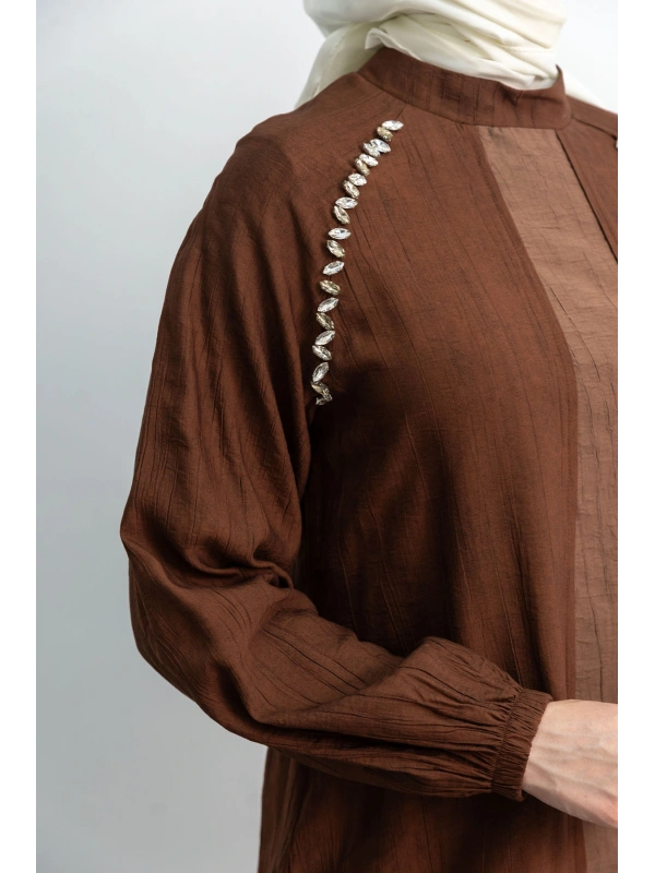 LETAFET 4071 PANTOLONLU TAKIM - KAHVE