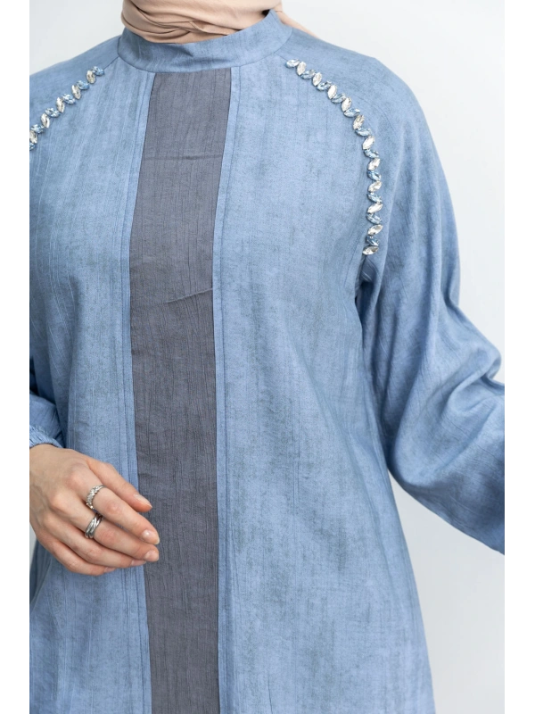 LETAFET 4071 PANTOLONLU TAKIM - MAVİ