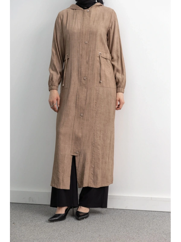 KARE ÇIT ÇIT DETAYLI FERACE - VİZON