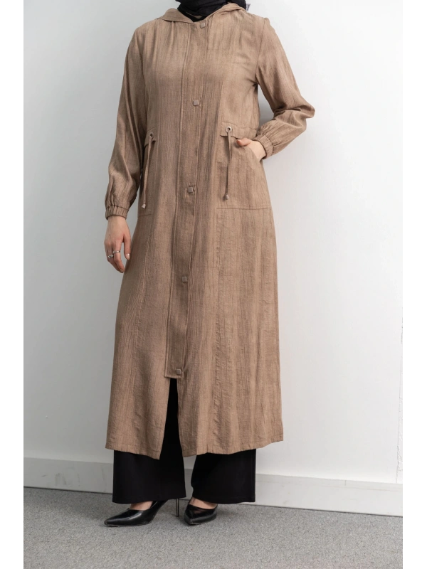 KARE ÇIT ÇIT DETAYLI FERACE - VİZON