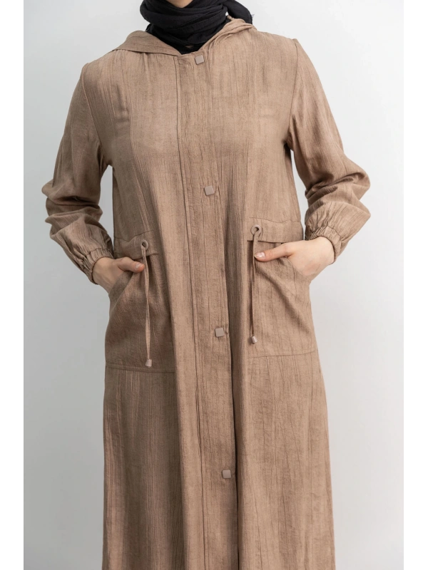 KARE ÇIT ÇIT DETAYLI FERACE - VİZON