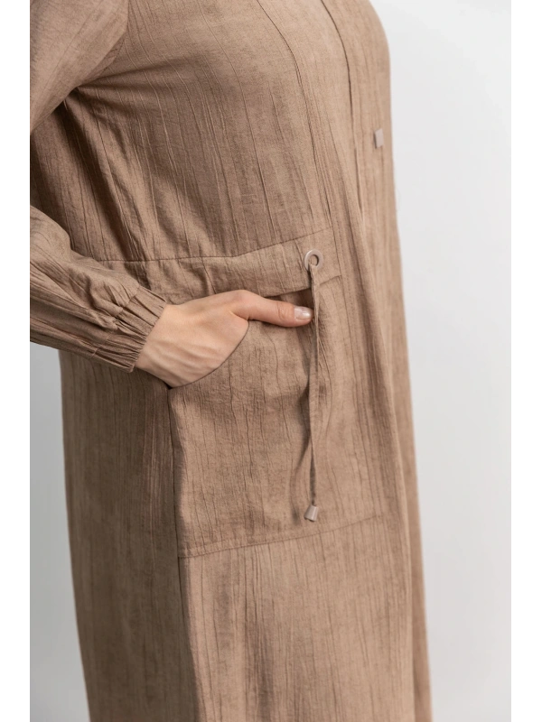 KARE ÇIT ÇIT DETAYLI FERACE - VİZON