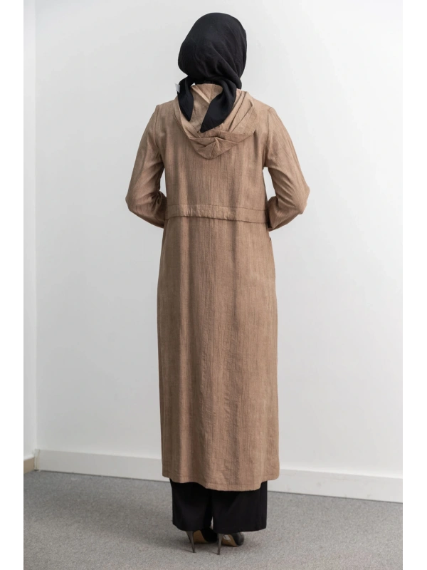 KARE ÇIT ÇIT DETAYLI FERACE - VİZON