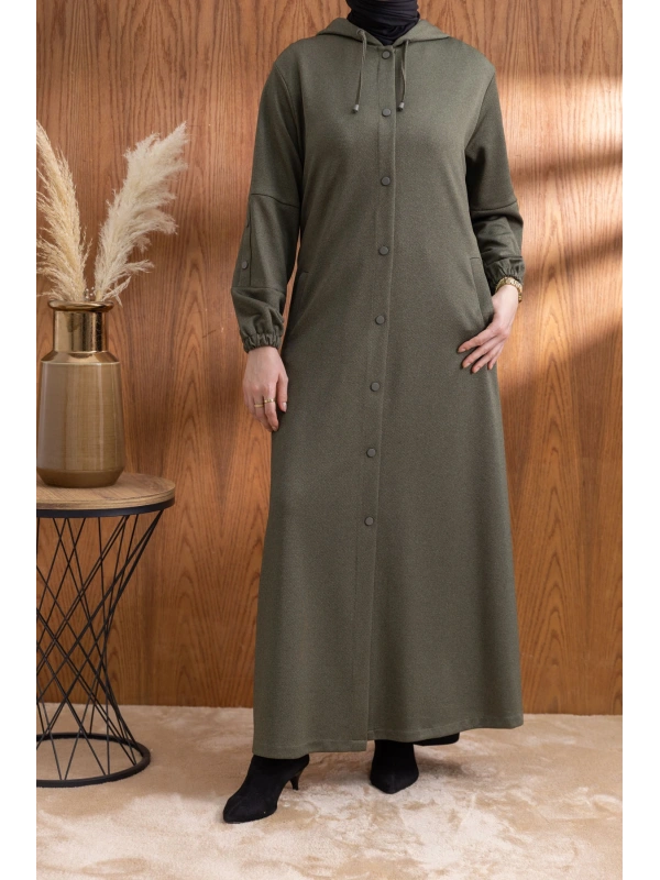 ÇITÇITLI KAPÜŞONLU FERACE - HAKİ