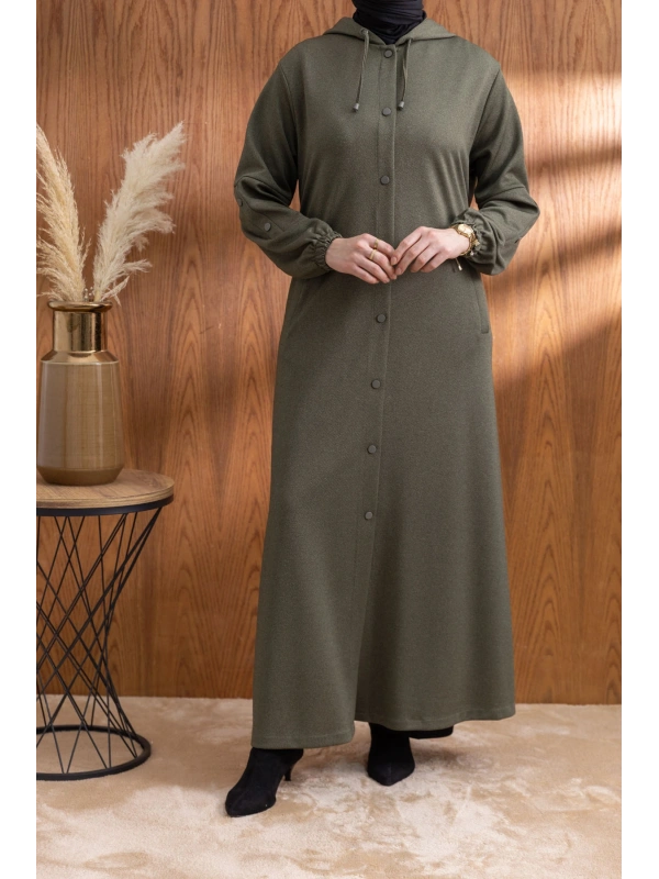 ÇITÇITLI KAPÜŞONLU FERACE - HAKİ