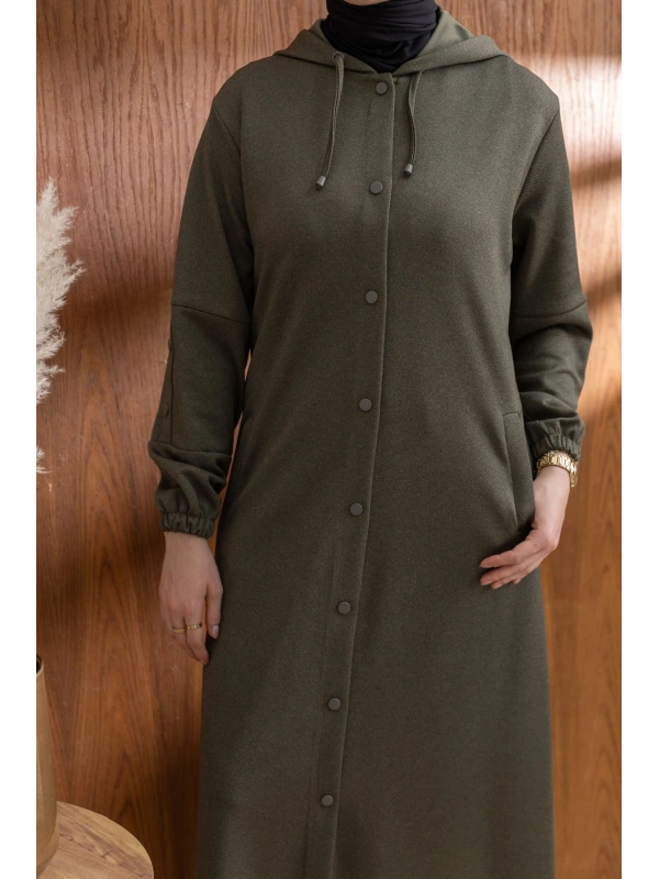 ÇITÇITLI KAPÜŞONLU FERACE - HAKİ