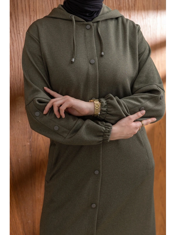 ÇITÇITLI KAPÜŞONLU FERACE - HAKİ