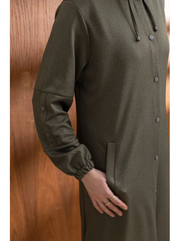 ÇITÇITLI KAPÜŞONLU FERACE - HAKİ