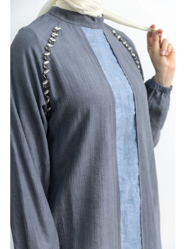 LETAFET 4071 PANTOLONLU TAKIM - ANTRASİT