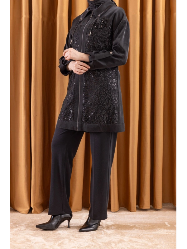 LETAFET 1004 CEKET - SİYAH