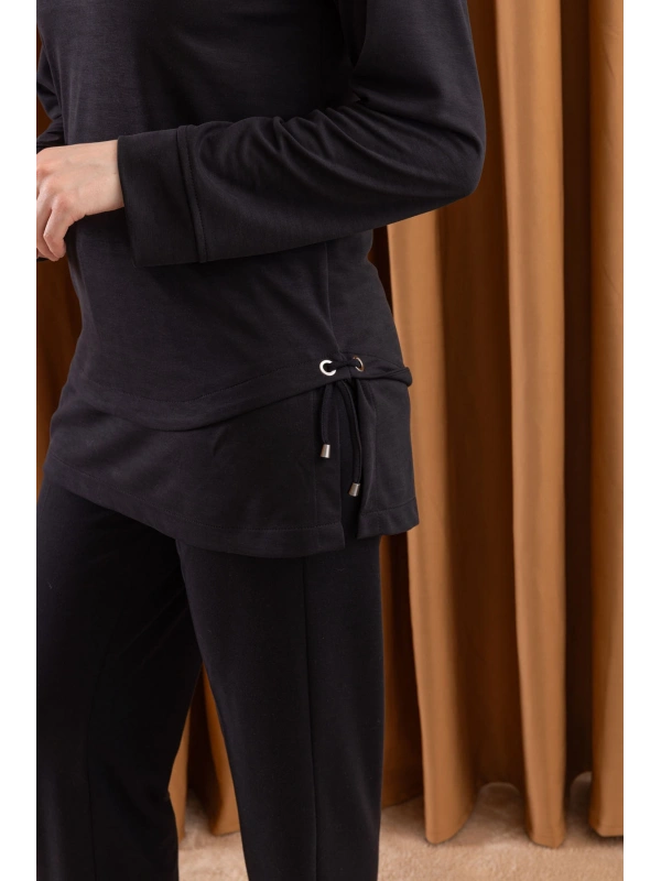LETAFET 4130 PANTOLONLU TAKIM - SİYAH