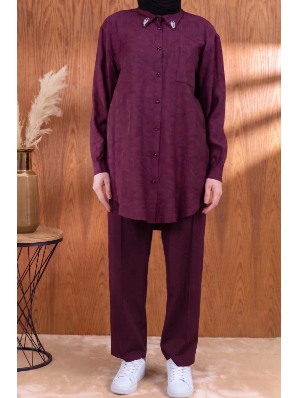 LETAFET PLUS 2024 TUNİK - BORDO