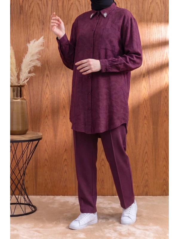 LETAFET PLUS 2024 TUNİK - BORDO