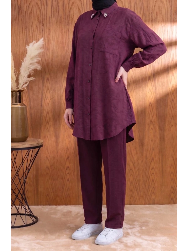 LETAFET PLUS 2024 TUNİK - BORDO