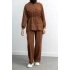LETAFET 5042 CEKETLİ PANT. TAKIM - KAHVE