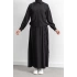 FIRFIR DETAYLI ETEK TAKIM - SİYAH