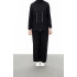BELDEN ALLERLİ FİLELİ PANTOLON TAKIM - SİYAH