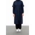 REGLAN KOL FİLE DETAYLI GİYÇIK - LACİVERT