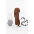 LETAFET 3018 ELBİSE - KAHVE