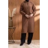 TORBA CEPLİ KAPÜŞONLU ARABOY - KAHVE