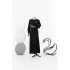 LETAFET 3018 ELBİSE - SİYAH