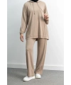LETAFET 4068 PANTOLONLU TAKIM - BEJ