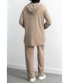LETAFET 4068 PANTOLONLU TAKIM - BEJ