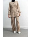 LETAFET 4033 PANTOLONLU TAKIM - BEJ