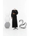 LETAFET 3018 ELBİSE - SİYAH