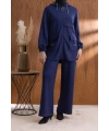 Letafet Cep Detaylı Ceketli Pantolonlu Takım - LACİVERT