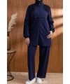 DANTEL DETAYLI PANTOLONLU TAKIM - LACİVERT