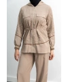 LETAFET 5042 CEKETLİ PANT. TAKIM - TAŞ